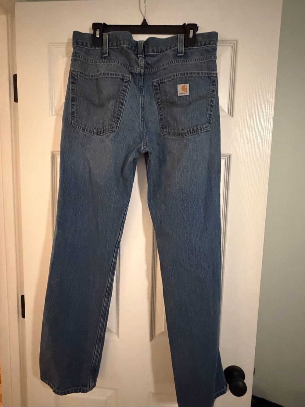 Carhartt Medium Blue Workwear Straight-Leg Jeans